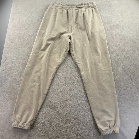 Gymshark Womens Jogger Pants Medium Beige Elastic Waist Pull On Casual Classic - Picture 15 of 15